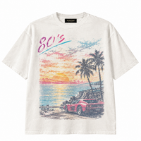 Panchiii 80s Retro Coastal Graphic T-Shirt