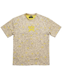 PANCHIII Signature Graphic Tee — Beige & Yellow