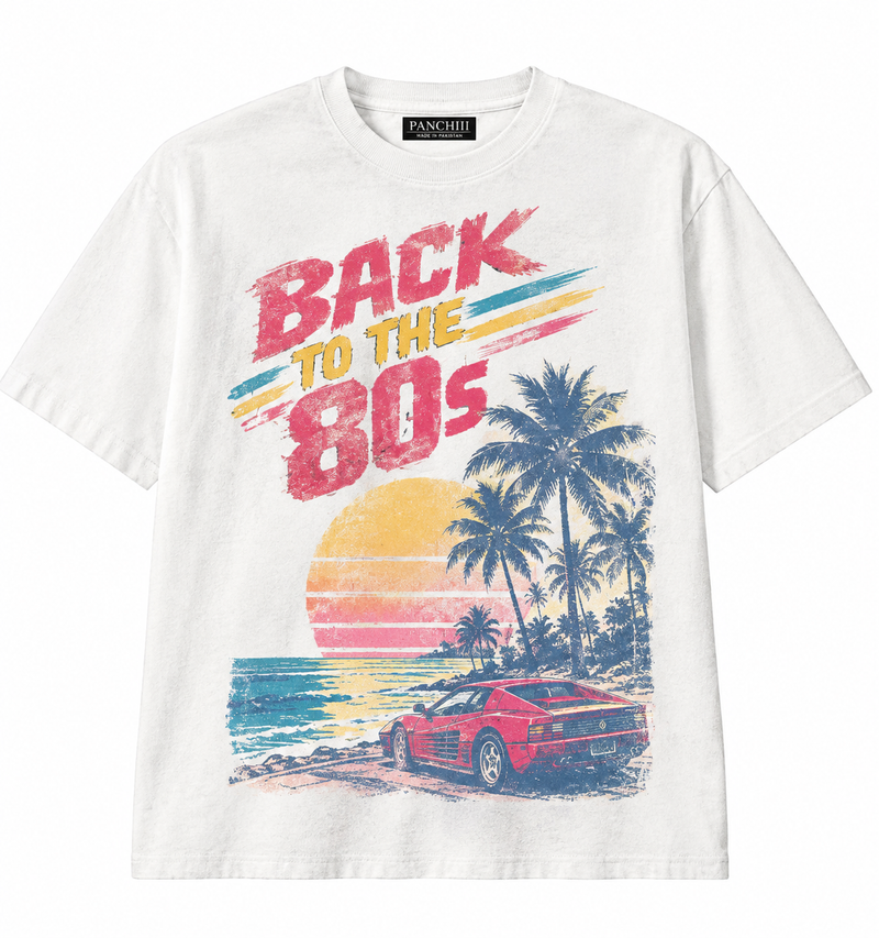 Panchiii Back to the 80s Retro Graphic T-Shirt