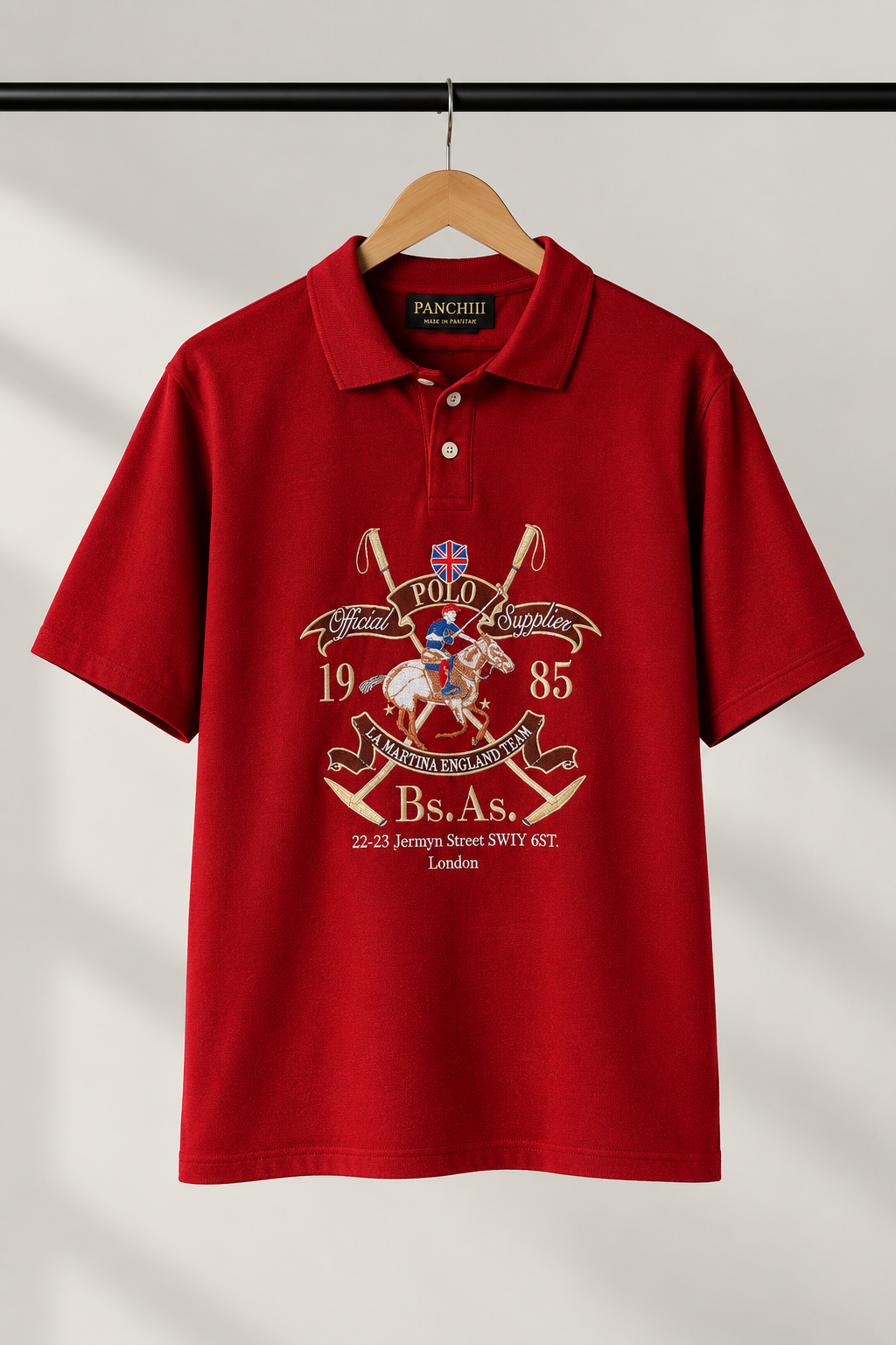 Polo – Red Classic Fit Shirt