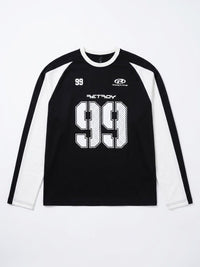 99 Panchiii Black Long-Sleeve
