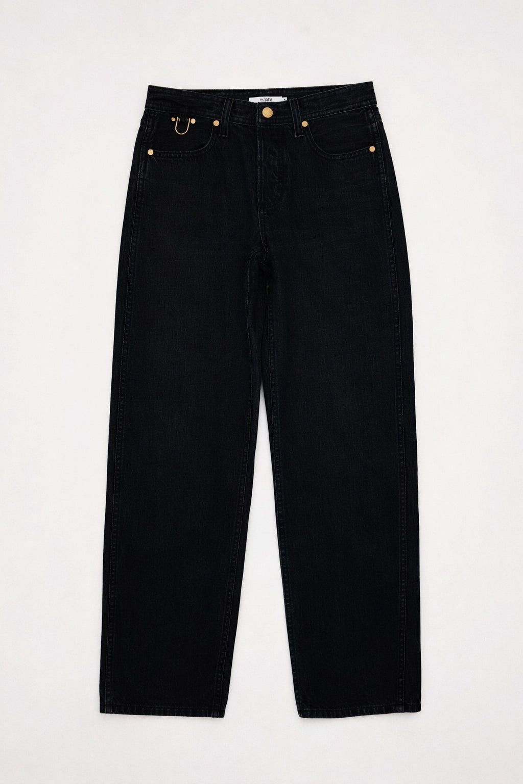 Black Straight Trousers