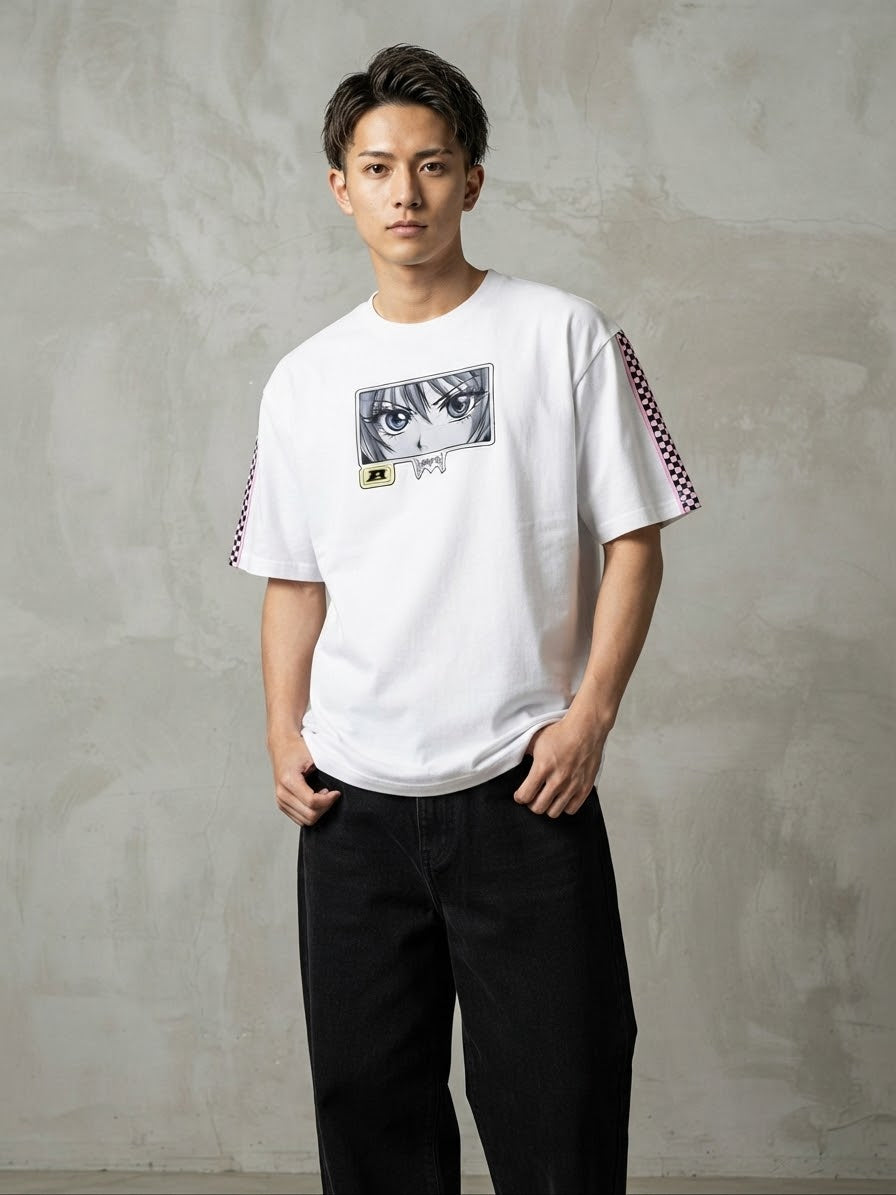 Panchiii Anime Eyes Graphic Streetwear T-Shirt