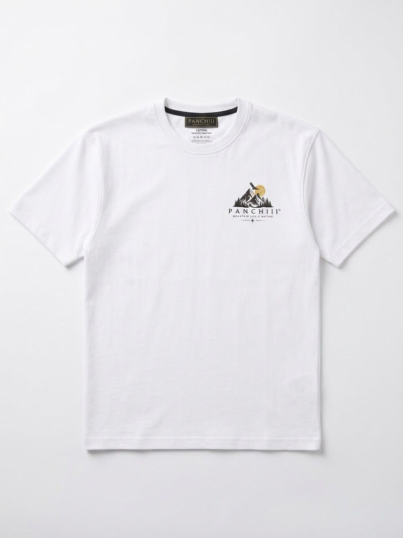 "Nocturnal Creature" Graphic T-Shirt – White Mountain Leopard Tee